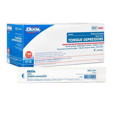 Dukal - Tongue Depressor 6 Inch Length Wood - 9004