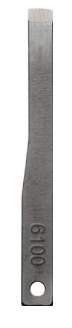 Glassvan - Surgical Blade Carbon Steel No. 6100 Sterile Disposable Individually Wrapped - 2002-61