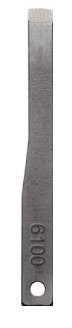 Myco Medical Supplies Glassvan Mini Surgical Blade Carbon Steel Size 6100 Sterile Disposable - 2002-61