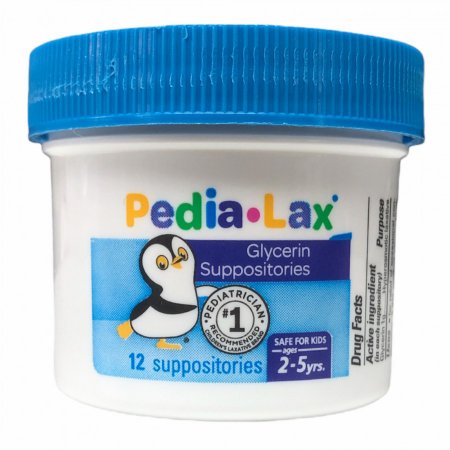 Pedia-Lax - Laxative Suppository 12 per Box 1 Gram Strength Glycerin - 00132008112