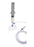 Westmed WinShield Wound Splash Shield Dome Only, Transparent Splash Shield, Elongated Oval - 570