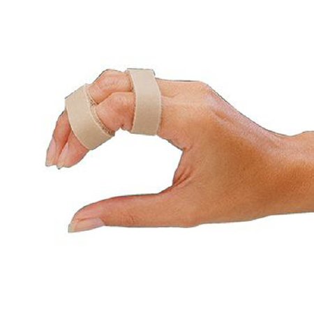 Patterson Medical Supply Rolyan Buddy Strap Finger Splint Buddy Strap Beige One Size Fits Most - A3171