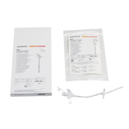 MIC - Gastrostomy Feeding Tube 16 Fr. Silicone Sterile - 0100-16LV