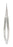 Miltex - Micro Scissors 6 Inch Length OR Grade German Stainless Steel NonSterile Round Thumb Handle with Spring Curved Blade Sharp Tip / Sharp Tip - 17-2100