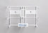 Countertips - Glove Box Holder Horizontal or Vertical Mounted 2-Box Capacity White 7-1/2 X 11-3/4 Inch Coated Wire - 4064