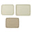 Lagasse Chinet Tray 9 X 12 X 1 Inch White Molded Fiber - HUH20815