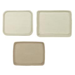 Chinet - Tray 9 X 12 X 1 Inch White Molded Fiber - HUH20815
