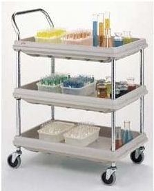 Intermetro Industries - Utility Cart 24 X 36 X 39 Inch Gray - BC2636-2DG