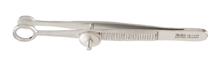 Miltex Miltex Chalazion Forceps Ayer 3-1/2 Inch OR Grade Stainless Steel (German) Inside Ring Diameter 8-1/2 mm, Solid Blade 8 mm Diameter - 18-1170
