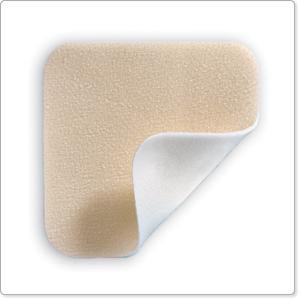 Molnlycke Mepilex Lite Thin Silicone Foam Dressing 4 X 4 Inch Square Silicone Adhesive without Border Sterile - 284190