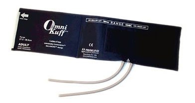 Omni-Kuff - Blood Pressure Cuff and Bulb Adult Arm Size 12 Cuff 32 - 43 cm Nylon Cuff - 3302XL