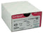 Aesculap Safil Suture with Needle Absorbable Coated Undyed Suture Braided Polyglycolic Acid Suture Size 4-0 70 cm Suture 1-Needle 19 mm Length 3/8 Circle Reverse Cutting Needle - C1049420