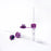 Ram Scientific Safe-T-Fill Capillary Blood Collection Tube Whole Blood Tube K2 EDTA Additive 10.8 X 46.6 mm 200 µL Purple Self-Sealing Plug Plastic Tube - 77056