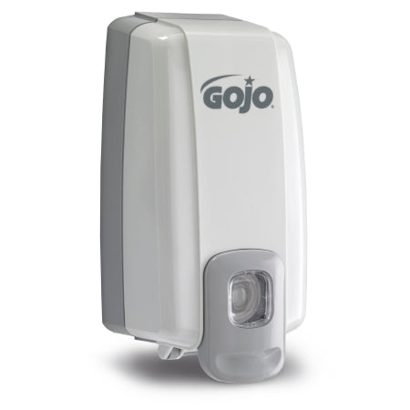 GOJO GOJO NXT Space Saver Soap Dispenser Dove Gray Plastic Push Bar 1000 mL Wall Mount - 2130-06