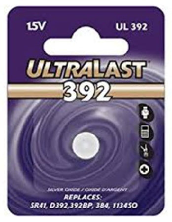 Bulbtronics UltraLast Silver Oxide Battery 392 Cell 1.5V Disposable 1 Pack - 3805