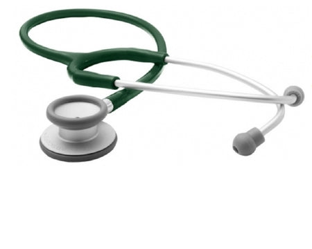 American Diagnostic Corp Adscope-Lite 609 Ultra-lite Clinician Stethoscope Green 1-Tube 22 Inch Tube Double Sided Chestpiece - 609DG