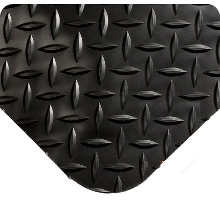 Fisher Scientific Diamond-Plate SpongeCote Anti-Fatigue Mat 2 X 3 Foot Black PVC / Nitrile Infused Sponge - 17986124