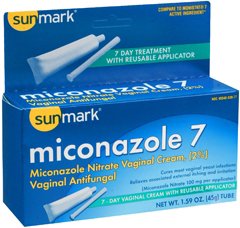 McKesson sunmark Vaginal Antifungal 2% Strength / 100 mg Cream 1.59 oz. Tube - 49348053077