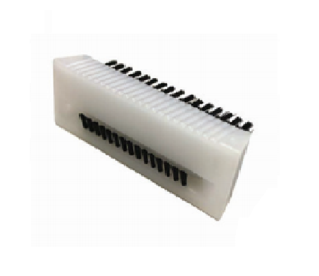 Healthmark Block Style Brushes - Nylon, with surgical nail brush - 10" x 25" in, - HMK-GDS-1