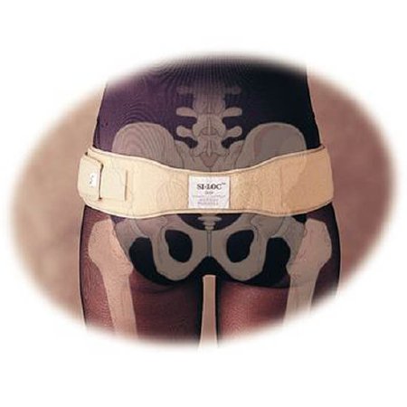 Patterson Medical Supply SI-LOC Hernia Support Small / Medium Hook and Loop Straps 30 - 46 Inch Unisex - 927468