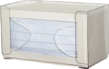 Bowman Manufacturing Bowman PPE Dispenser BOWMAN Clear PETG Plastic Manual 1 Box Wall Mount - FP-038-DISP