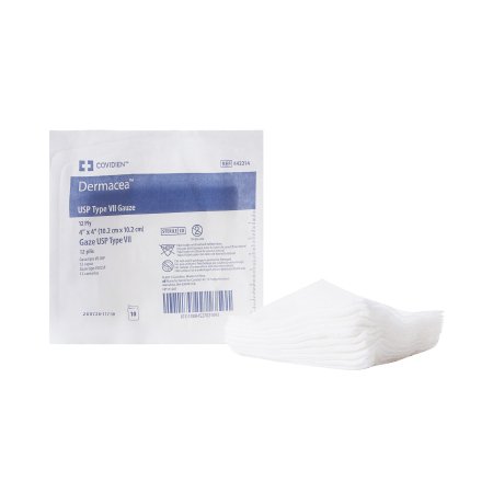 Dermacea - USP Type VII Gauze Sponge Cotton 12-Ply 4 X 4 Inch Square Sterile - 442214