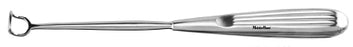 MeisterHand - Adenoid Curette Barnhill 8-1/2 Inch Length Hollow Handle with Grooves Size 0 Tip Curved Fenestrated Rectangular Tip - MH20-800