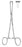 Miltex MeisterHand Tissue Forceps Allis-Adair 6-1/2 Inch Surgical Grade Stainless Steel (German) NonSterile Ratchet Lock Finger Ring Handle Straight 9 X 10 Teeth - H16-30