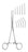 Miltex MeisterHand Hemostatic Forceps Rochester-Pean 8 Inch Surgical Grade Stainless Steel (German) NonSterile Ratchet Lock Finger Ring Handle Straight Serrated Tips - H7-124