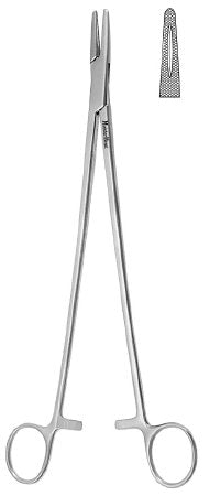 Integra Lifesciences - Needle Holder 10-1/2 Inch Length Straight Finger Ring Handle - MH8-130