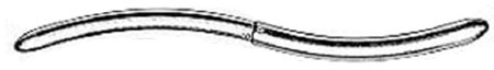 MeisterHand - Uterine Dilator Hegar 7-1/2 Inch Length Stainless Steel NonSterile Reusable - MH30-555-910