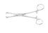 Miltex MeisterHand Traction Forceps Lahey 6-1/4 Inch Surgical Grade Stainless Steel (German) NonSterile Ratchet Lock Finger Ring Handle Straight 3 X 3 Teeth - H12-80