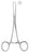 Miltex MeisterHand Tissue Forceps Baby Allis 5-1/2 Inch Surgical Grade Stainless Steel (German) NonSterile Ratchet Lock Finger Ring Handle Straight Delicate 4 X 5 Teeth - H16-4