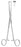 Miltex MeisterHand Tissue Forceps Thoms-Allis 8 Inch Surgical Grade Stainless Steel (German) NonSterile Ratchet Lock Finger Ring Handle Straight 6 X 7 Teeth - H16-38