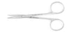 MeisterHand - Iris Scissors Knapp 4 Inch Length Surgical Grade Stainless Steel NonSterile Finger Ring Handle Curved Blunt Tip / Blunt Tip - MH18-1428