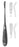 MeisterHand - Glabellar Rasp Aufricht 8-1/4 Inch Stainless Steel Reusable Curved Backward Cutting - MH21-348