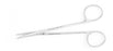 MeisterHand - Suture Scissors Littler 4-5/8 Inch Length Surgical Grade Stainless Steel NonSterile Finger Ring Handle Curved Blunt Tip / Blunt Tip - MH21-536