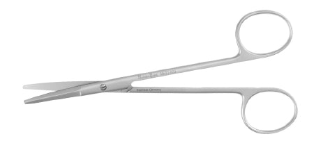 Miltex MeisterHand Scissors Fomon Surgical Grade Curved Saber Back Semi Sharp - H21-600
