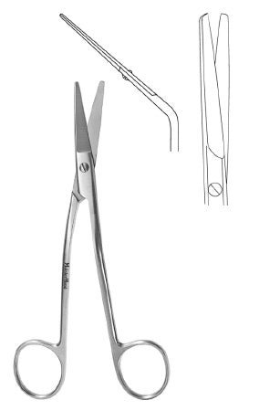 Miltex MeisterHand Dorsal Scissors Fomon 5-1/2 Inch Length Surgical Grade Angled - H21-604