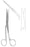 Miltex MeisterHand Dorsal Scissors Cottle 6-1/2 Inch Length Surgical Grade Stainless Steel NonSterile Finger Ring Handle Angled Blunt/Blunt - H21-610