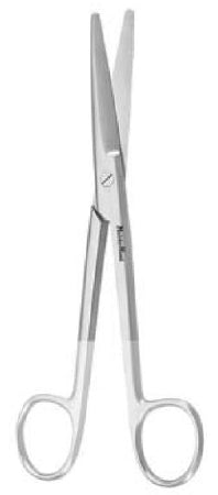 MeisterHand - Dissecting Scissors Mayo 9 Inch Length Surgical Grade Stainless Steel / Tungsten Carbide NonSterile Finger Ring Handle Straight Blunt Tip / Blunt Tip - MH5-128TC