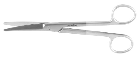 Miltex MeisterHand Dissecting Scissors Mayo 9 Inch Length Surgical Grade Stainless Steel / Tungsten Carbide NonSterile Finger Ring Handle Curved Blunt/Blunt - H5-130TC