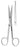 Miltex MeisterHand Operating Scissors 5 Inch Length Surgical Grade Stainless Steel NonSterile Finger Ring Handle Straight Sharp/Sharp - H5-4