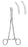 MeisterHand - Hysterectomy Forceps Heaney 8-1/4 Inch Length Surgical Grade German Stainless Steel NonSterile Ratchet Lock Finger Ring Handle Curved Serrated Tips with Double Tooth - MH30-1710