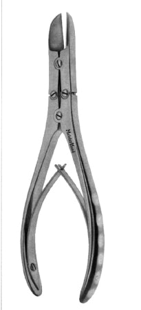 MeisterHand - Bone Splitting Forceps Ruskin 7-1/2 Inch Length Surgical Grade German Stainless Steel NonSterile Ratchet Lock Finger Ring Handle Straight - MH25-384