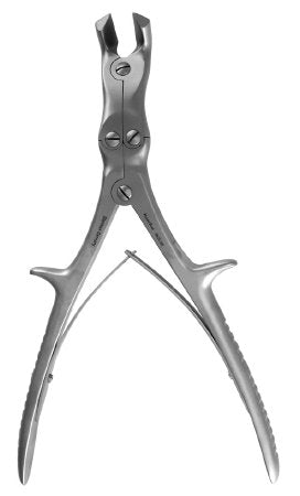MeisterHand - Bone Cutting Forceps Stille-Horsley 10-1/2 Inch Length Surgical Grade German Stainless Steel NonSterile NonLocking Plier Handle with Spring Angled - MH25-396