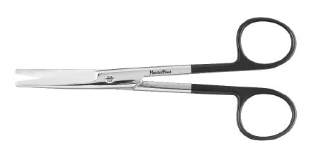 Miltex MeisterHand SuperCut Dissecting Scissors Mayo 5-1/2 Inch Length Surgical Grade Stainless Steel NonSterile Finger Ring Handle Curved Blunt/Blunt - H5-SC-122