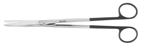 Miltex MeisterHand SuperCut Dissecting Scissors Mayo 9 Inch Length Surgical Grade Stainless Steel NonSterile Finger Ring Handle Curved Blunt/Blunt - H5-SC-130