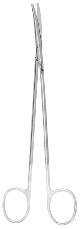 MeisterHand - Dissecting Scissors Metzenbaum 7 Inch Length Surgical Grade Stainless Steel / Tungsten Carbide NonSterile Finger Ring Handle Curved Blunt Tip / Blunt Tip - MH5-182A-TC