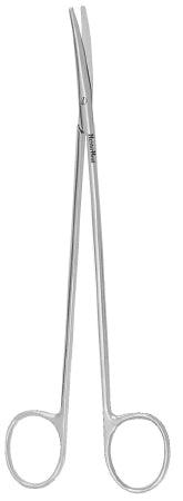MeisterHand - Dissecting Scissors Metzenbaum 7 Inch Length Surgical Grade Stainless Steel NonSterile Finger Ring Handle Curved Blunt Tip / Blunt Tip - MH5-288